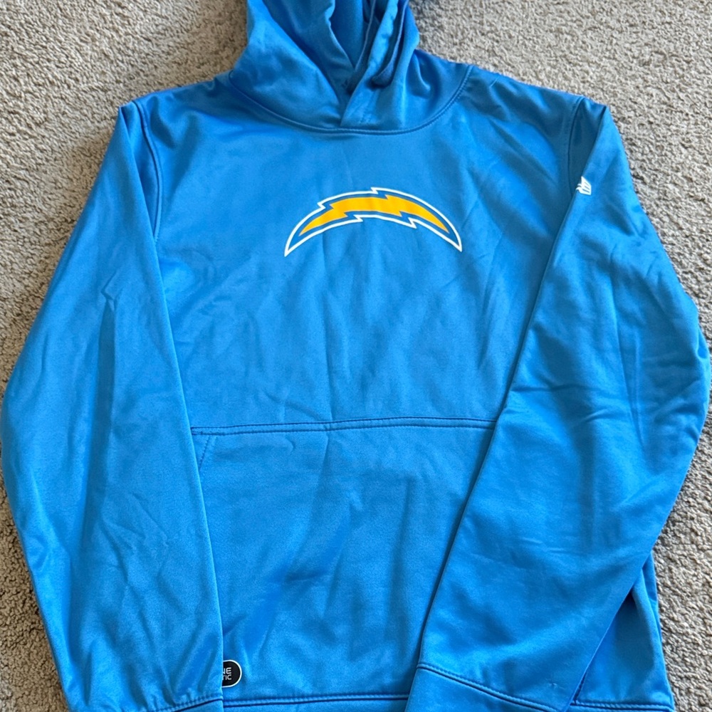 New Era Blue NFL Chargers Hoodie
